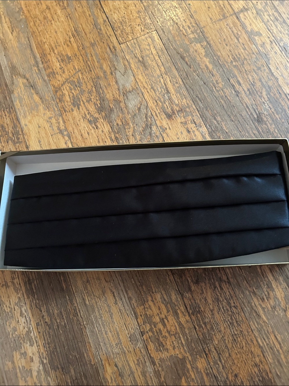 Black Satin Men's Cummerbund - Classic Formal Waistband